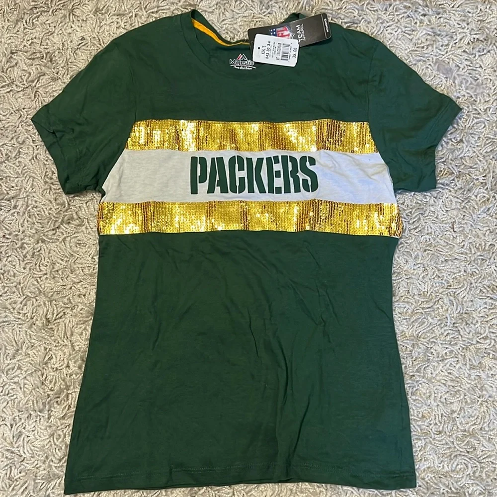 Women’s NWT Packers t-shirt size M medium. - Picture 2 of 3